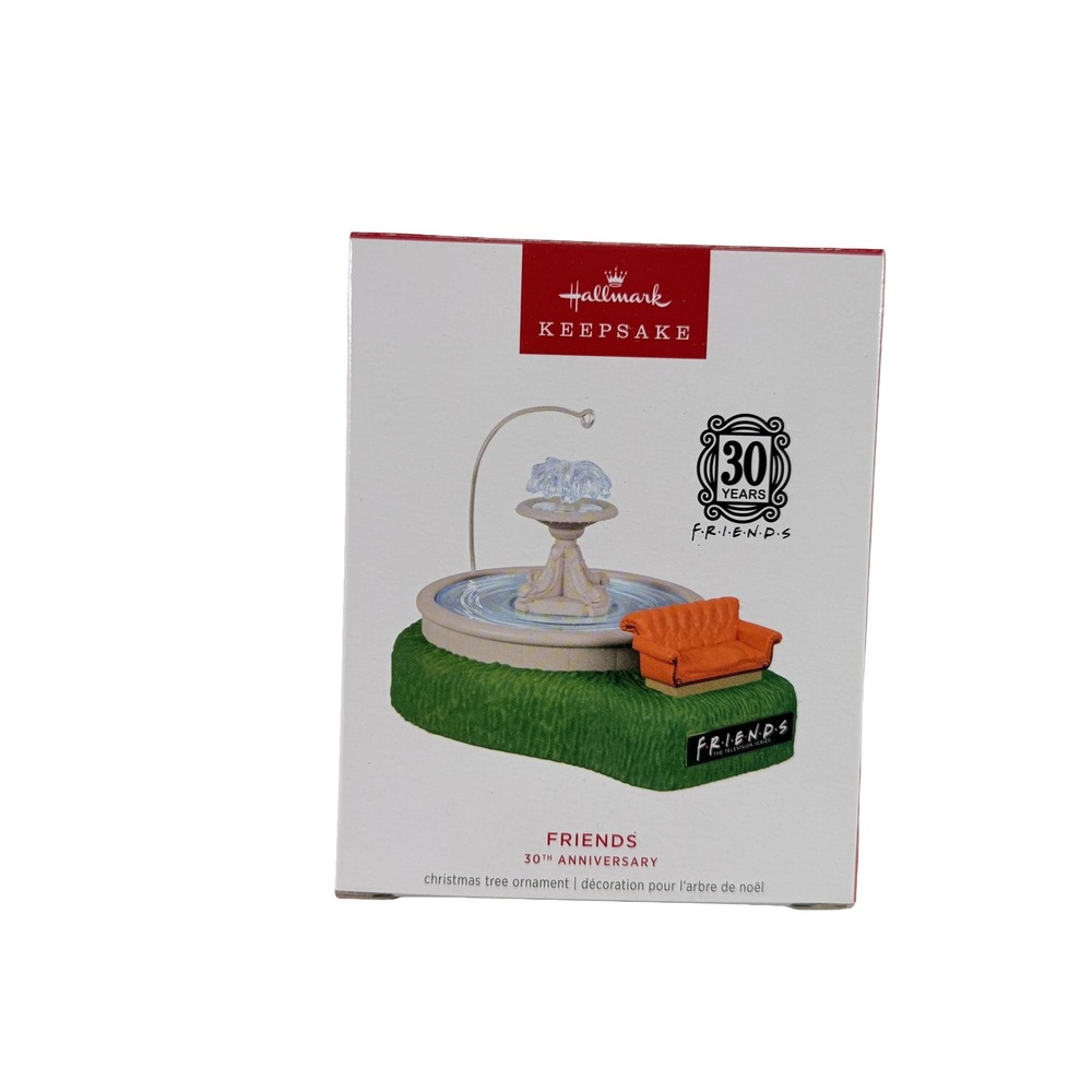 Hallmark Keepsake 2024 Friends 30th Anniversary Ornament Fountain Light Sound